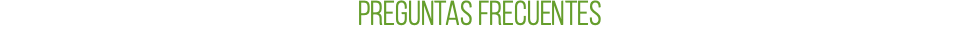preguntas frecuentes